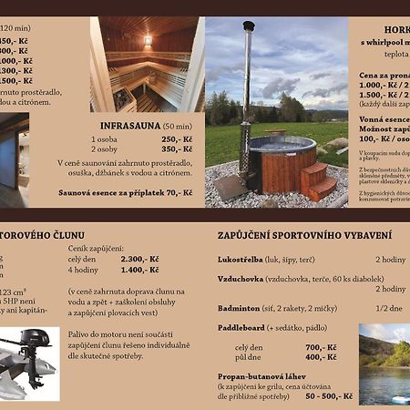 Apartmany Srub Vytonka Lipno Predni Vyton Ngoại thất bức ảnh